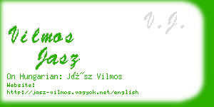 vilmos jasz business card